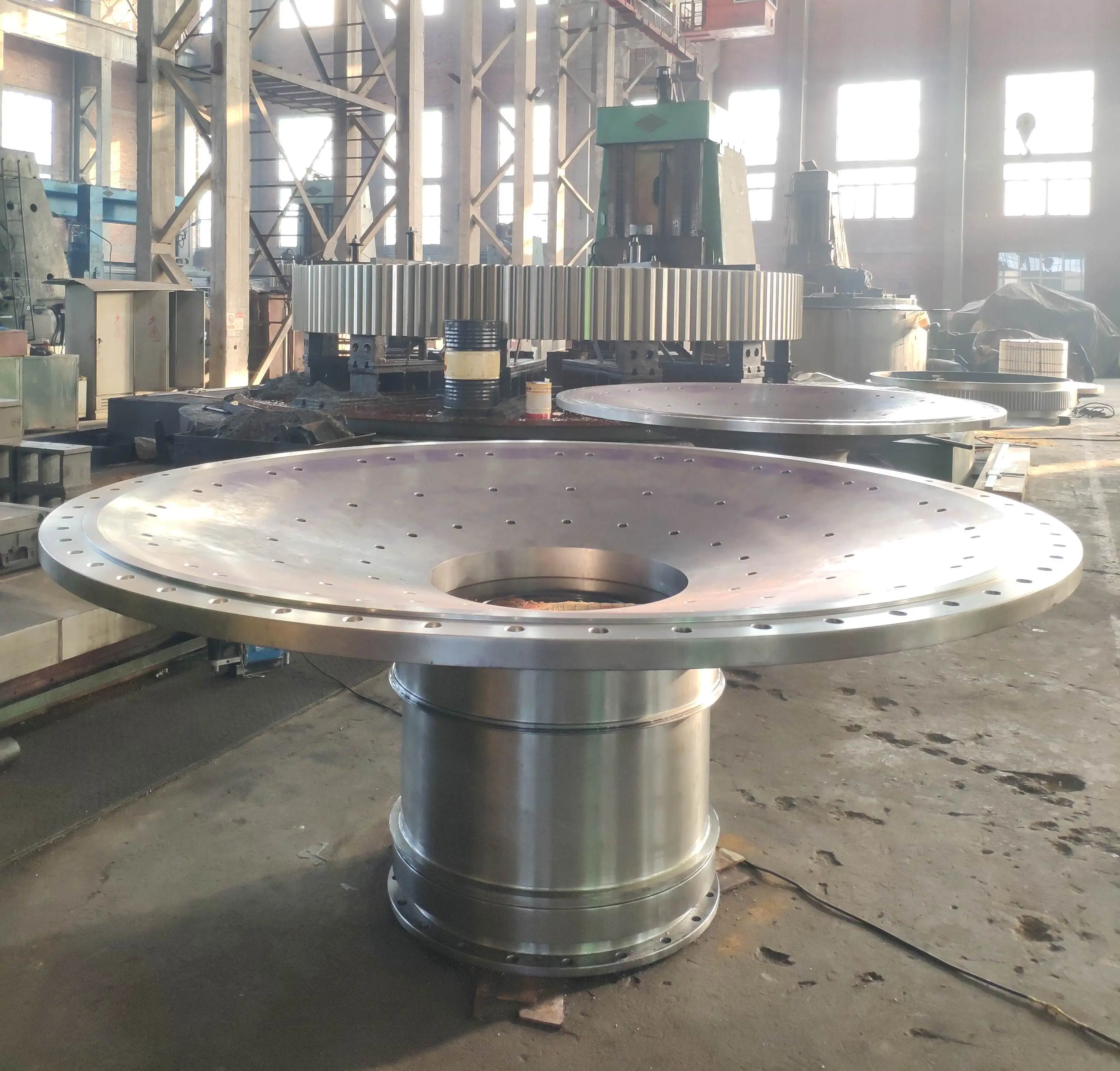 Heavy duty mill end cover/large size mill end cap/casting steel mill end housing