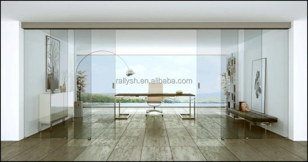 
New Design aluminum glass soft-closing system for sliding glass doors sliding door interior or exterior 