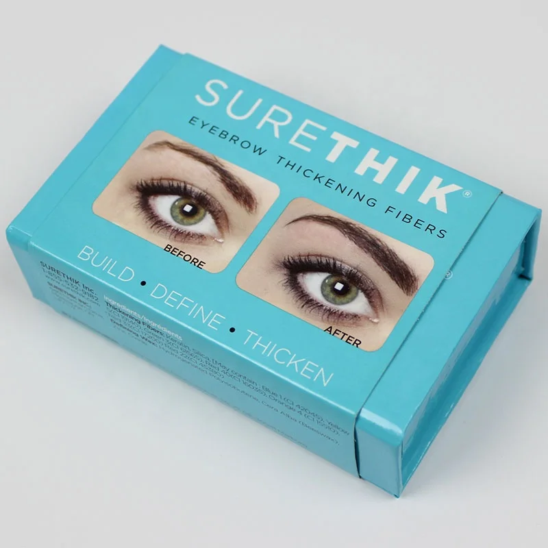 Magnetic closure cosmetic beauty packaging box with mirror for eyebrow defining kit