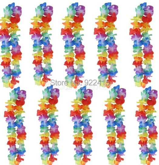30pcs lot Flower Garlands Hawaiian Leis tropical party decorations Hen Night font b Fancy b font