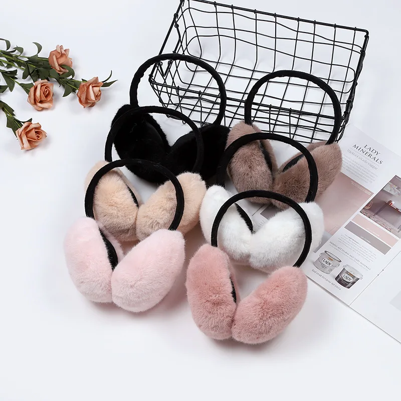 
Earmuff Set Girls Fresh Lovely Mori Girl Soft Sister Sweet Ear Bag Warm Earmuffs Girls Winter Earmuffs 