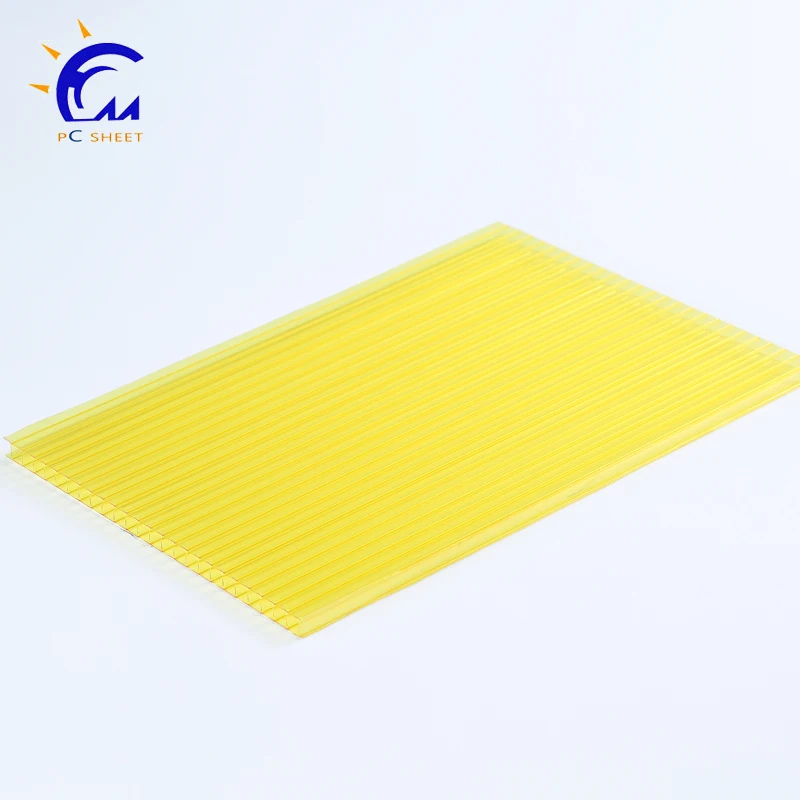 multiwall polycarbonate sheet 6mm flat roof greenhouse