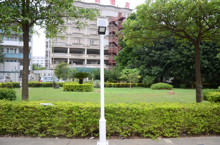 new led mini solar panel street light 6v*6w panel light sensor spotlight