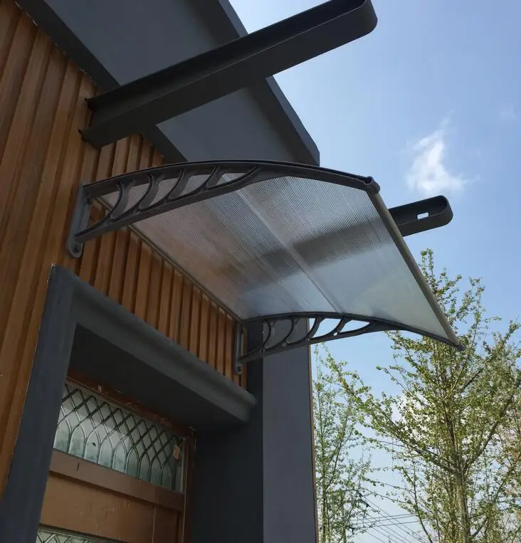 
Plastic raw material polycarbonate window canopy in mail order design 