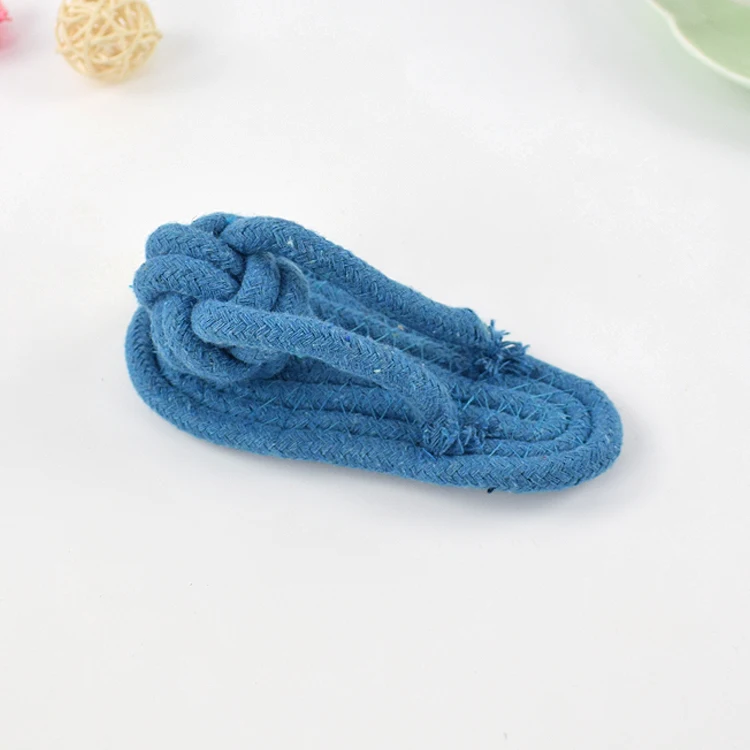 
Shoes Pet Chew Teeth Cleaning Toy Safe Durable Cotton Rope Pet Toy Dog Toy 