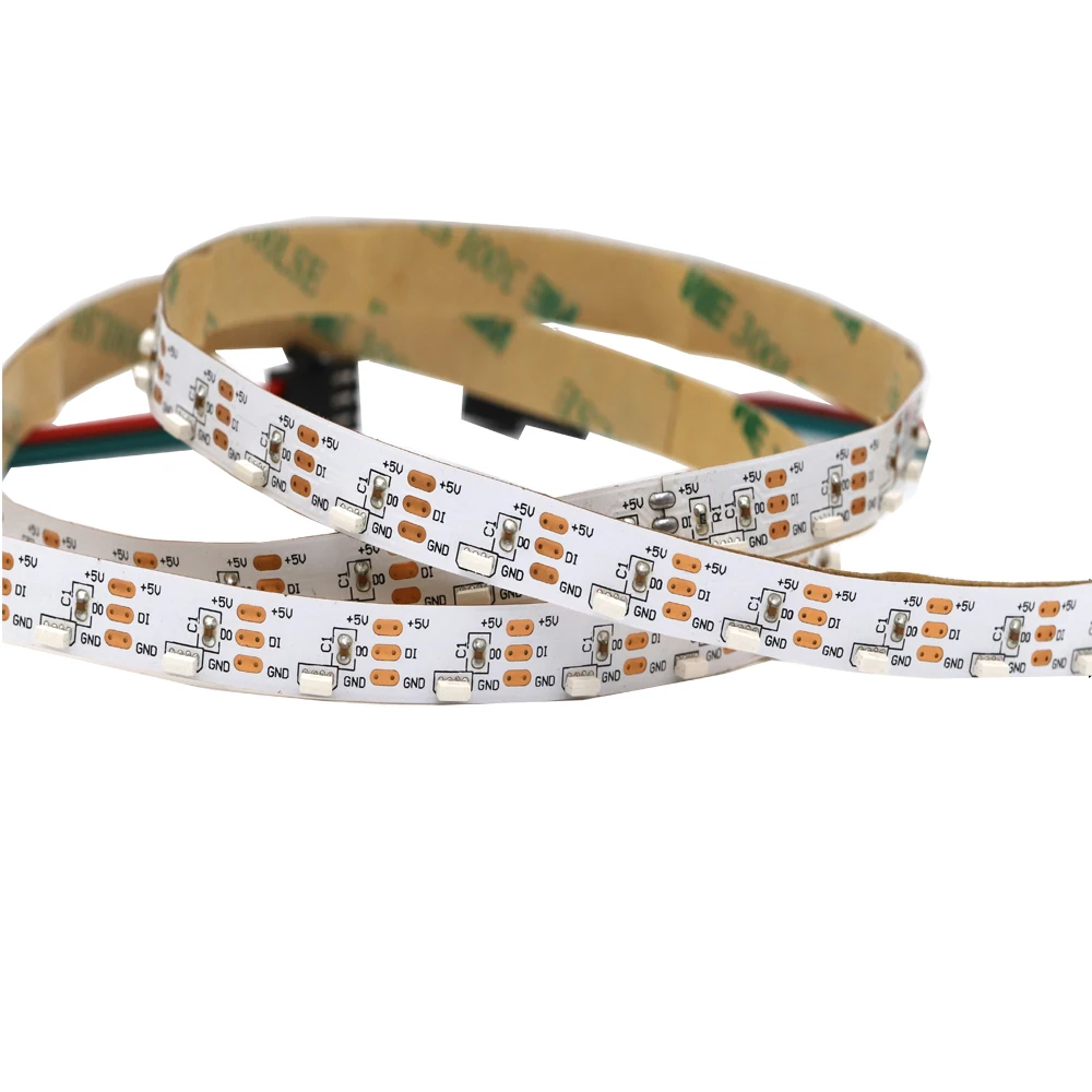 Боковой излучающий smd4020 индивидуально адресуемый светодио дный пиксель 5 м sk6812 WS2812b мини 4020 rgb боковой вид светодио дный полоса