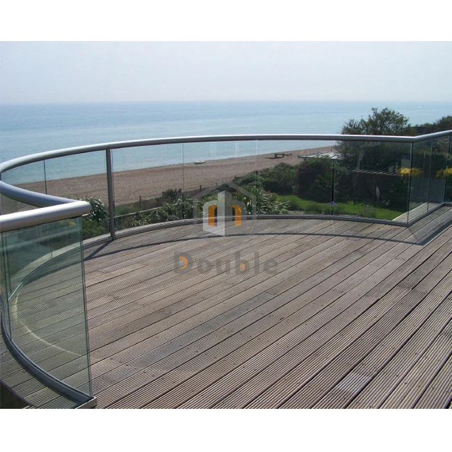 balcony railing designs curved glass railing /terrace railing designs