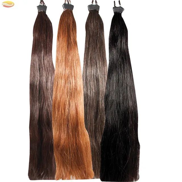 
Wholesale Price Double Thickness 90cm Real Horse Tail Hair For False Horse Tail Hair 