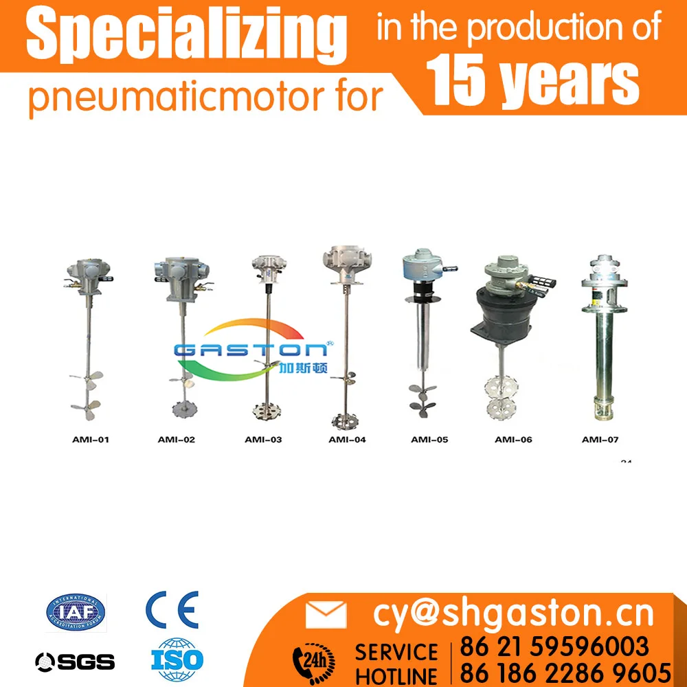 
Anticorrosive pneumatic mixer acid and alkali resistant glass, explosion-proof mixer, dispersing 