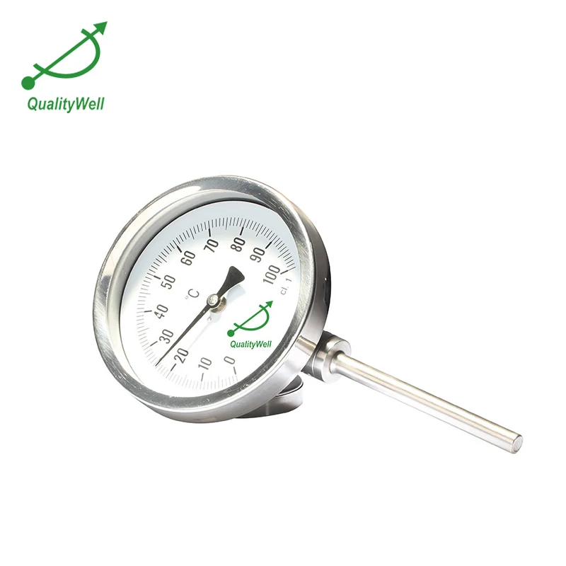 Улучшенный плоской сталью биметаллический стрелочный термометр датчик
