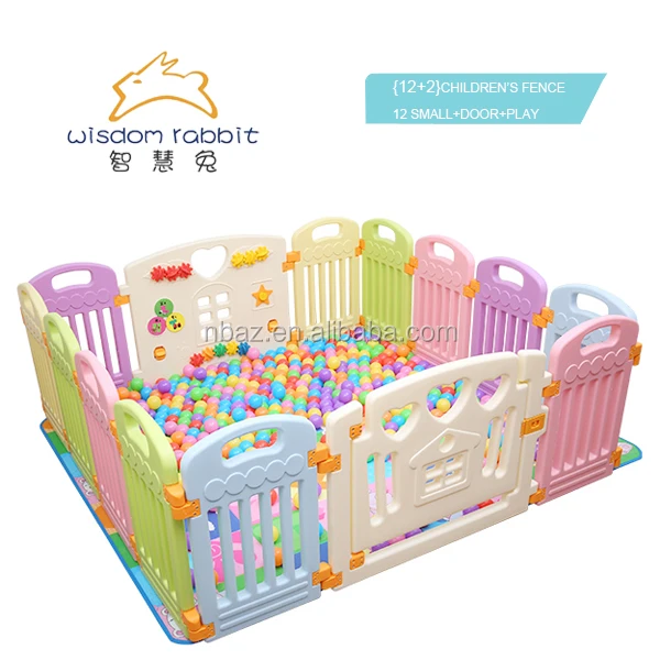 
Colorful baby playard luxury folding playpen 