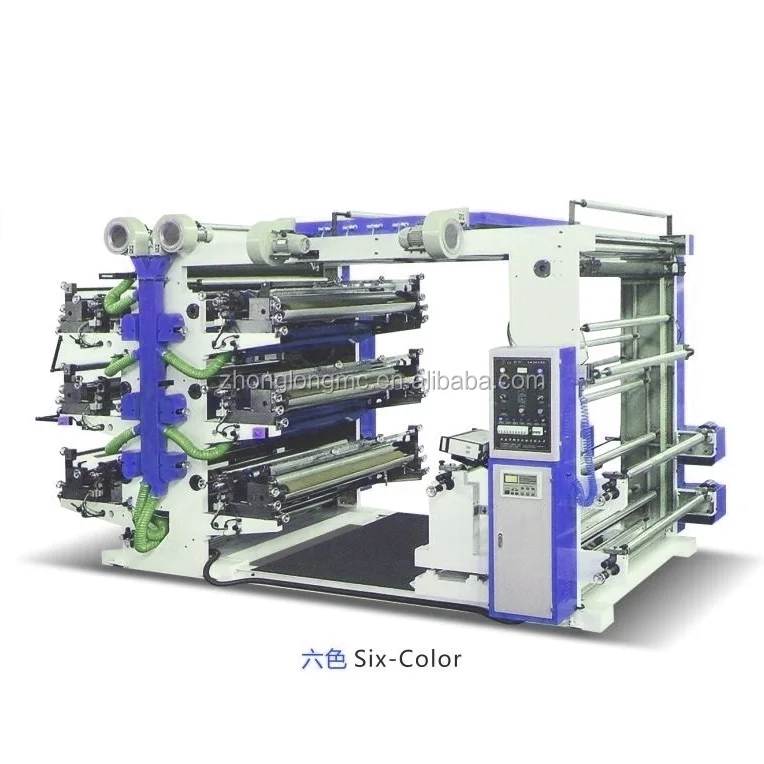 Флексографическая печатная машина, флексография, флексография, шесть цветов