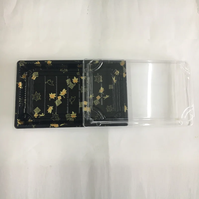 
plastic take away sushi packaging box 