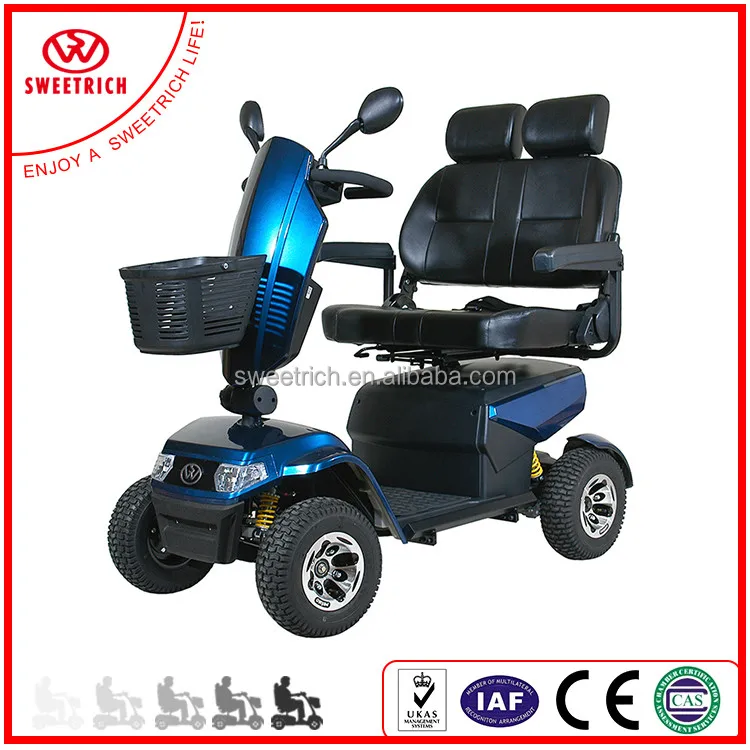 Sweetrich 4 wheels 2 seat electric Mobility Scooter SW1400D
