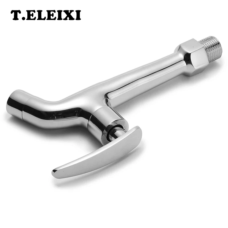 Wholesale faucet Long handle brass mop waterfall sink faucet