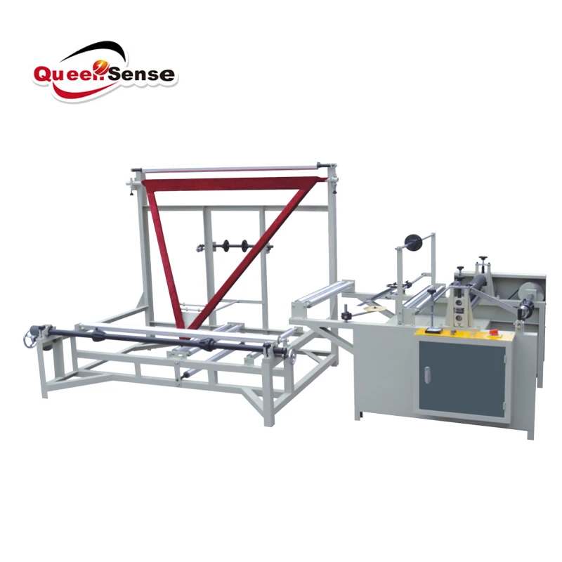 Машина для складывания и перемотки пластиковой пленки для сумок