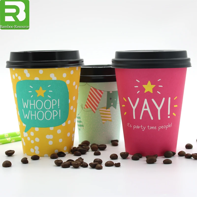 
12oz custom printed paper cups with customer logo for tea/hot coffee from alibaba 