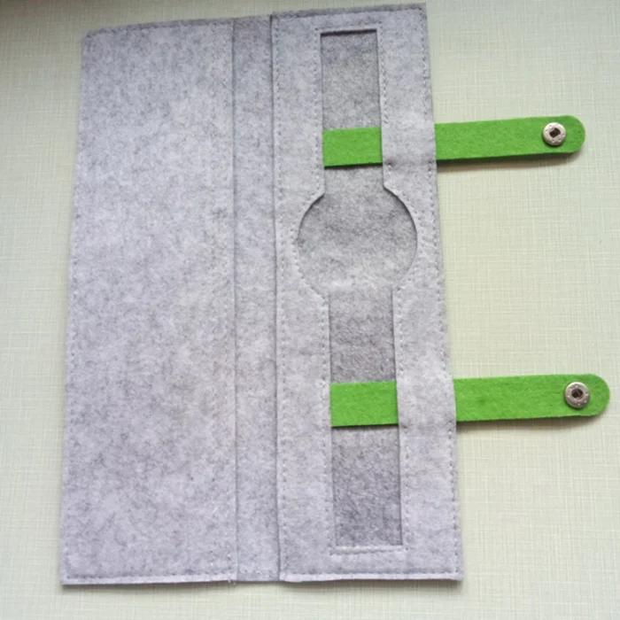 custom OEM different color printed logo felt watch case /felt watch pouch/felt wlatch roll