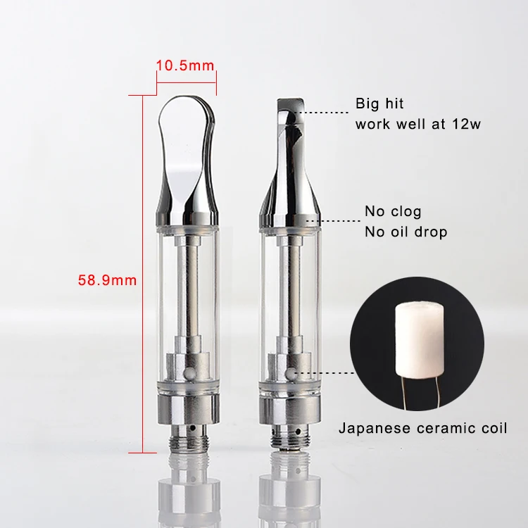 Best taste bho cbd oil slim 9.2 diameter pen tank wickless vape cartridge 510 single coil cartomizer
