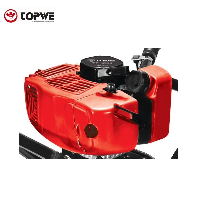 TOPWE Custom Logo Garden Tool 58cc Earth Drill 2-stroke Worm Gear Auger For Earth Drilling