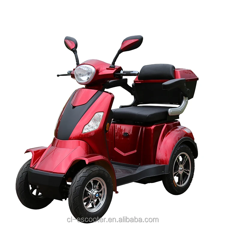 unfodable 48V 500W 4-wheel electric mobility scooter for adults
