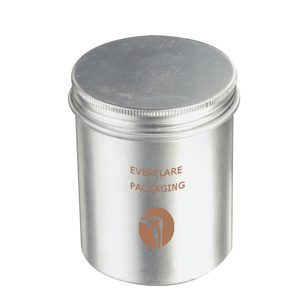 2023 best selling empty aluminum box  jar talc powder container