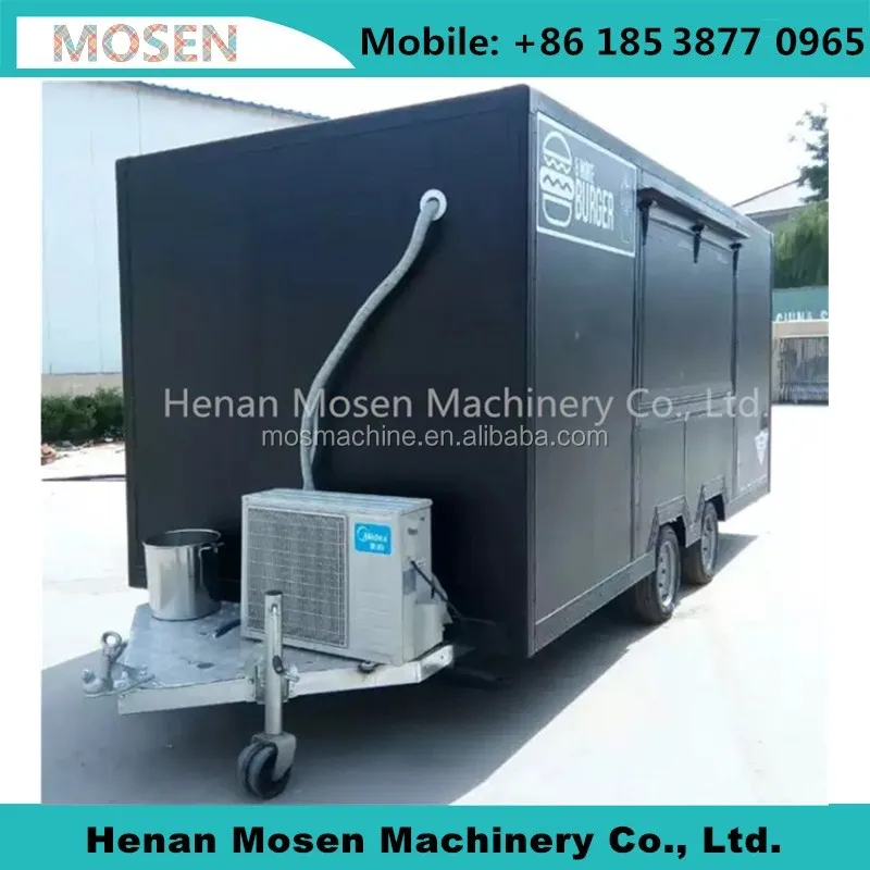Chinese New Designed Mobile Fast Food Trailer/Food Catering Truck/Burger Vending Kiosk
