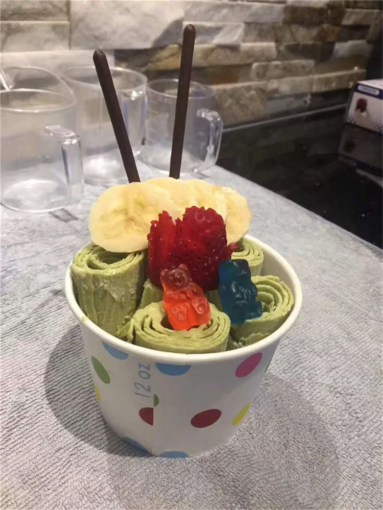 R410A компрессор 110 В/220 В, экспорт, двойная сковорода с 10 резервуарами, машина для приготовления мороженого