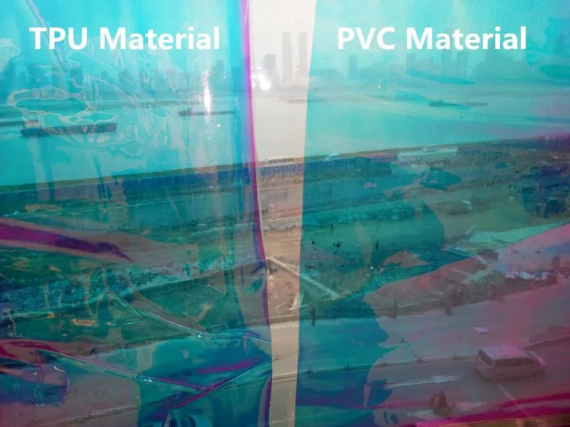Magic Iridescet Rainbow Dichroic Film Materials for Laminating PVC