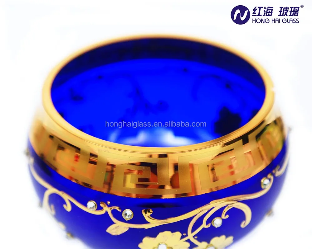 Hotsale home antique dinnerware glass nut fruit bowl crystal fruit bowl in Uzbekistan