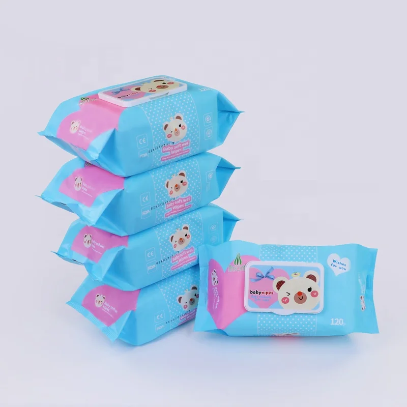 China factory popular hot selling baby cleaning wet tissues