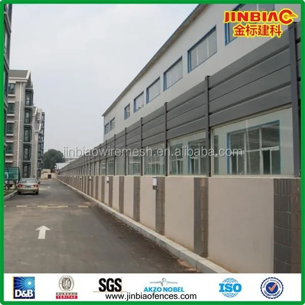 Outdoor Noise reduction polycarbonate noise barrier