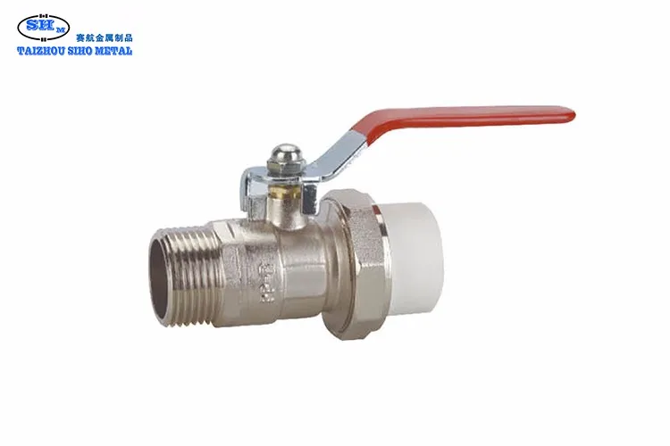 Brass Ball Valve Brass Color/nickle Plate Standard Water Safety High Temperature,medium Temperature Manual General Rubber Ppr