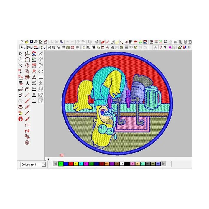 
Cheap High-quality Custom Tiger Patch For Sale Embroidery Design Team 