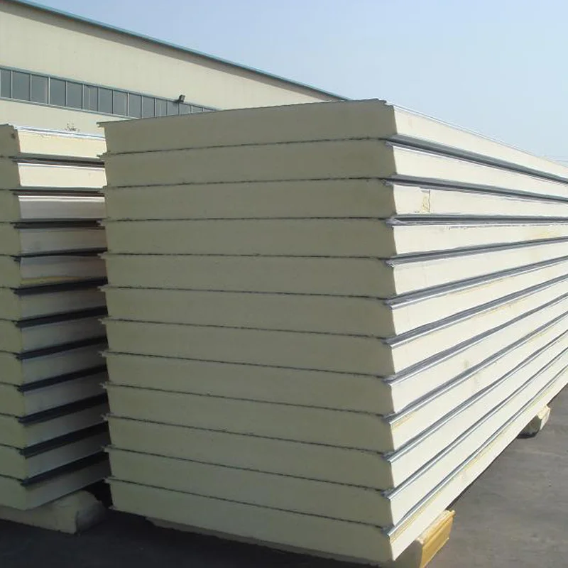 
polyurethane foam sandwich panel easy installation PU sandwich panels for wall and roof 