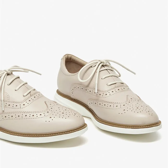 Factory Handmade Leather Casual Shoes Classic Fashion Lace up Flats Black White Sneakers