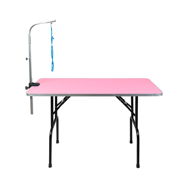 Aluminium Alloy Edging Pet Beauty Grooming Table Folding Table For Dog