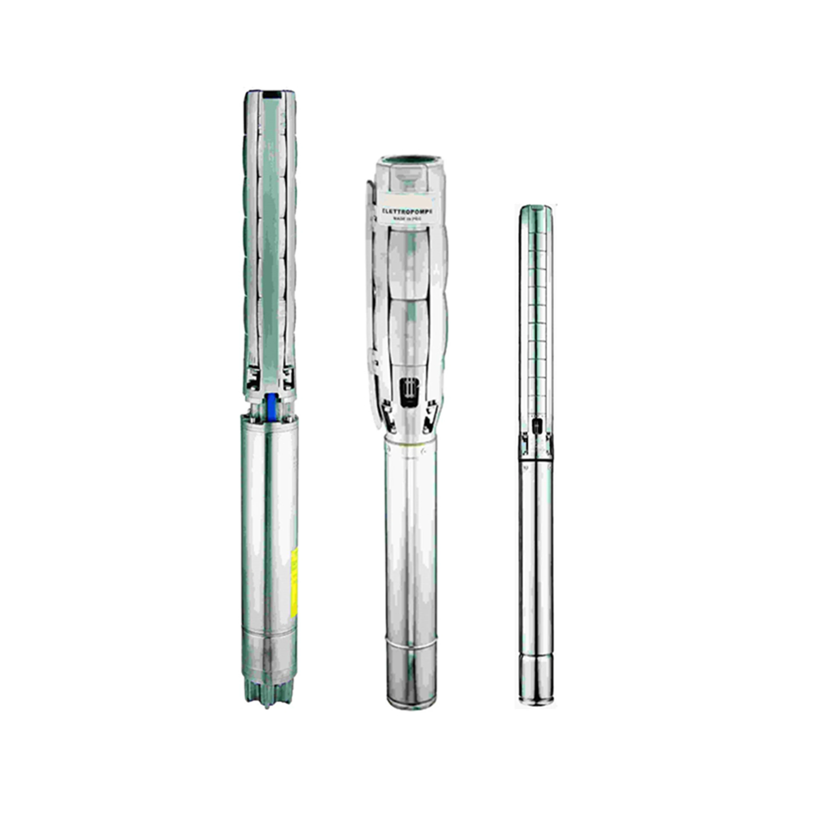 7.5HP 10HP 15HP solar deep well water pump with 4-40 m3/h water flow with DC AC pump