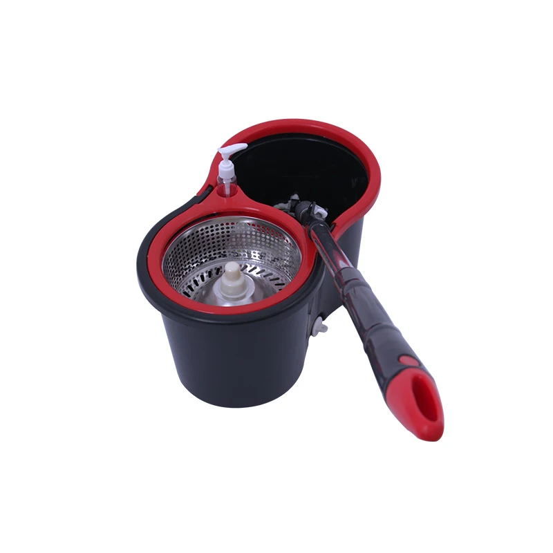 Super Smart Folding Household Microfiber Spinning Mop and Bucket with Wringer Set