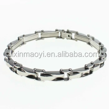 Огромный кубинский браслет-цепочка из нержавеющей стали для мужчин высокого качества в байкерском стиле