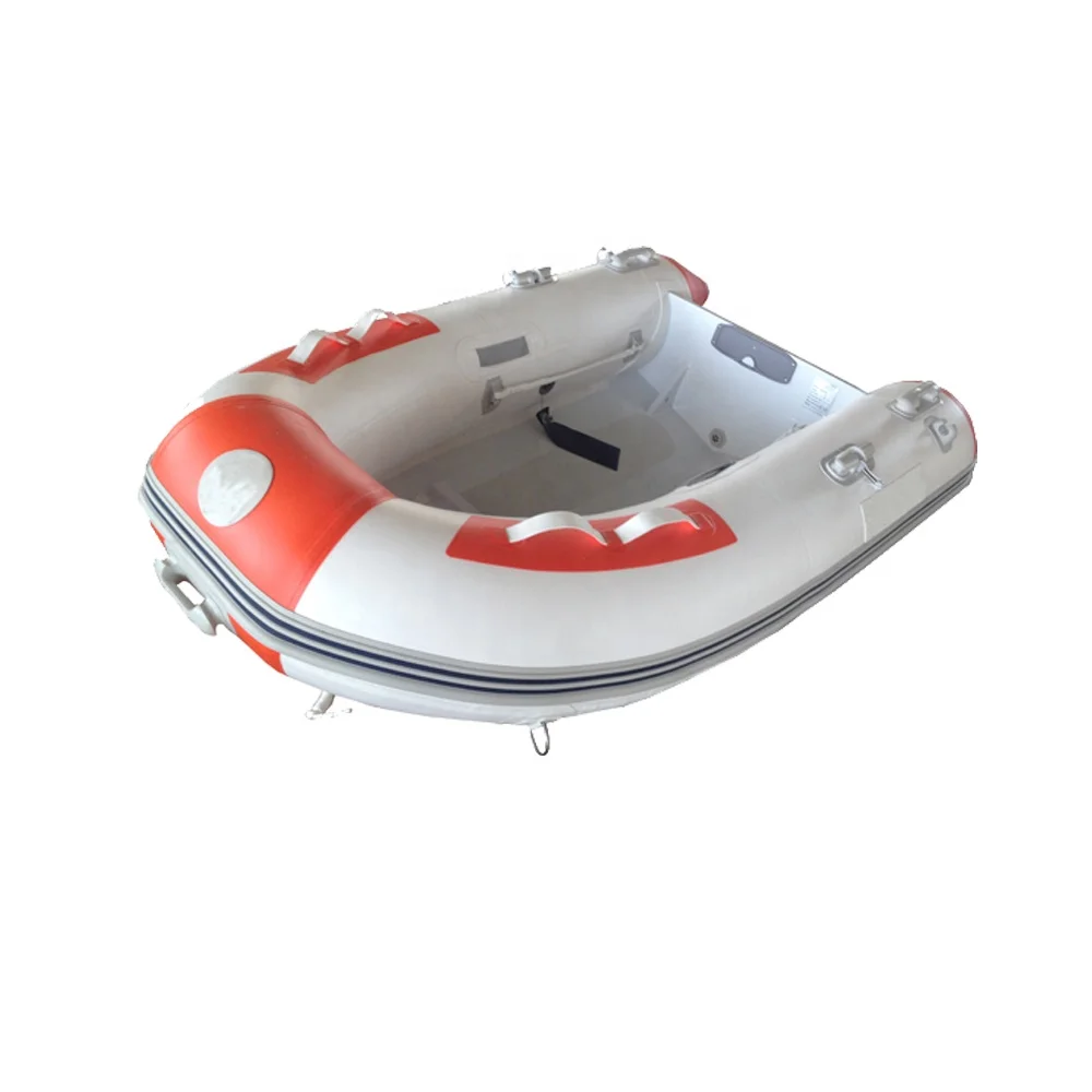 CE MINI Aluminum RIB240 Hypalon/PVC Rigid Aluminum Hull Inflatable Boat For Rowing