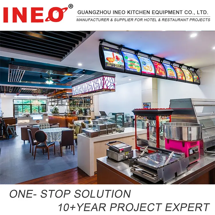 Restaurant Commercial Fast Food  5 Star Hotel For Mcdonalds Professional Industrial Price List Kitchen Equipment