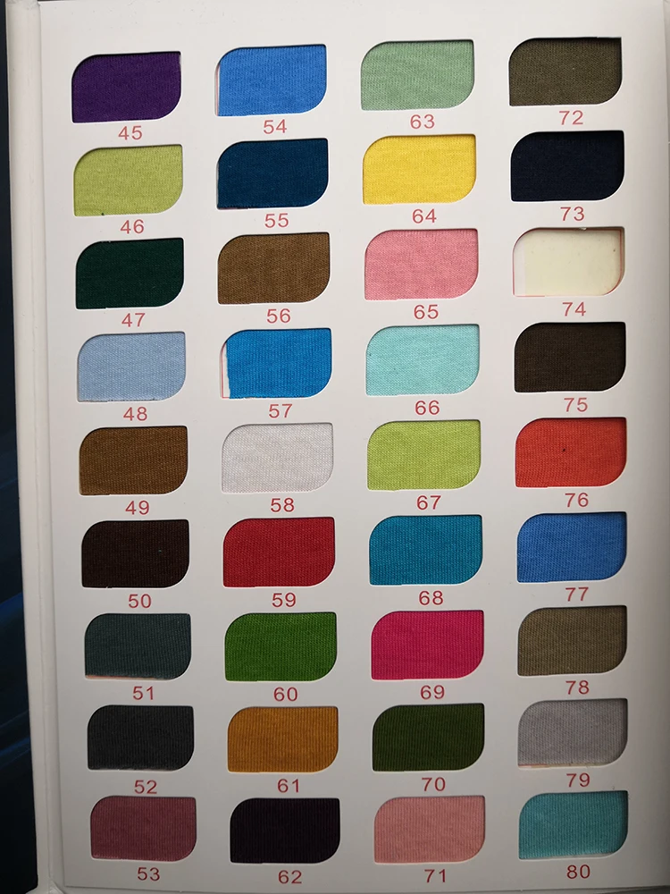 
Wholesale 100% cotton single jersey knit fabric 