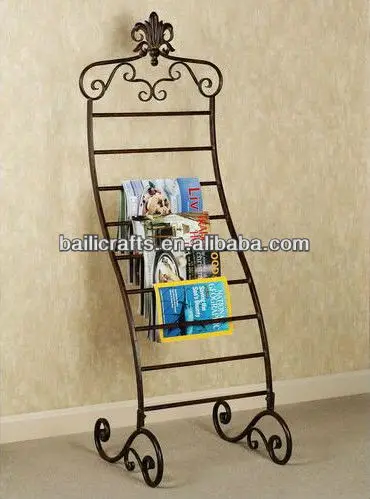 
metal magazine rack 