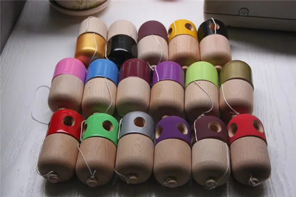 PU panite The pill shaped kendama Beech making degradable toy