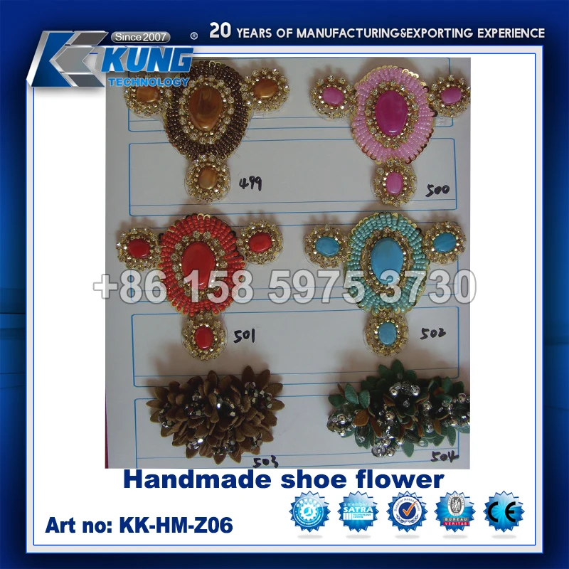 New style casual shoes handmade small flower sandals flat sole women shoes