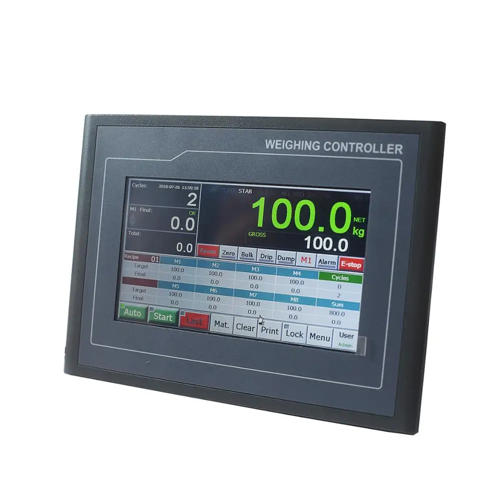 Batching Scales Digital Weighing Controller, Weight Indicator with Modbus Ethernet