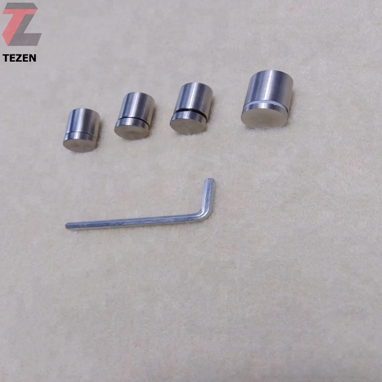 Edge Grip Standoffs round 19mm diameter for 6-10mm glass