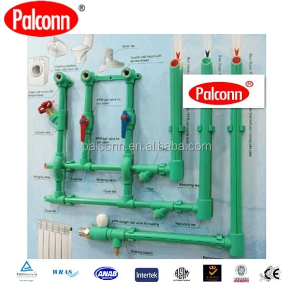 FR-PPR стекловолокна композитные трубы