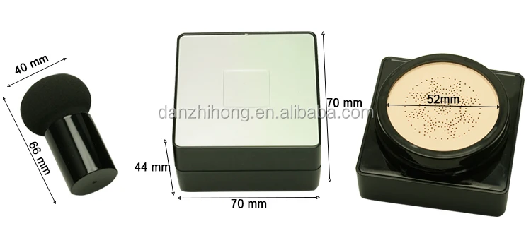 
With new puff square air cushion BB cream container korea cosmetic packaging 
